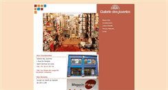 Desktop Screenshot of galeriedesjoueries.com